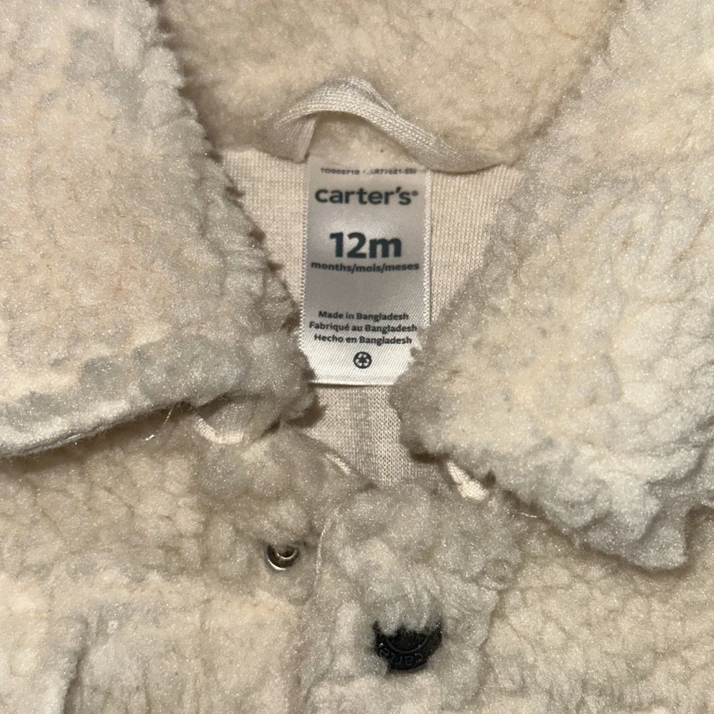 Carter's Cream Sherpa Jacket - Picture 8 of 9
